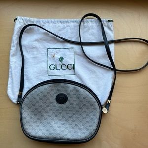 Vintage Gucci Micro GG; Knight Crest pull tab charm